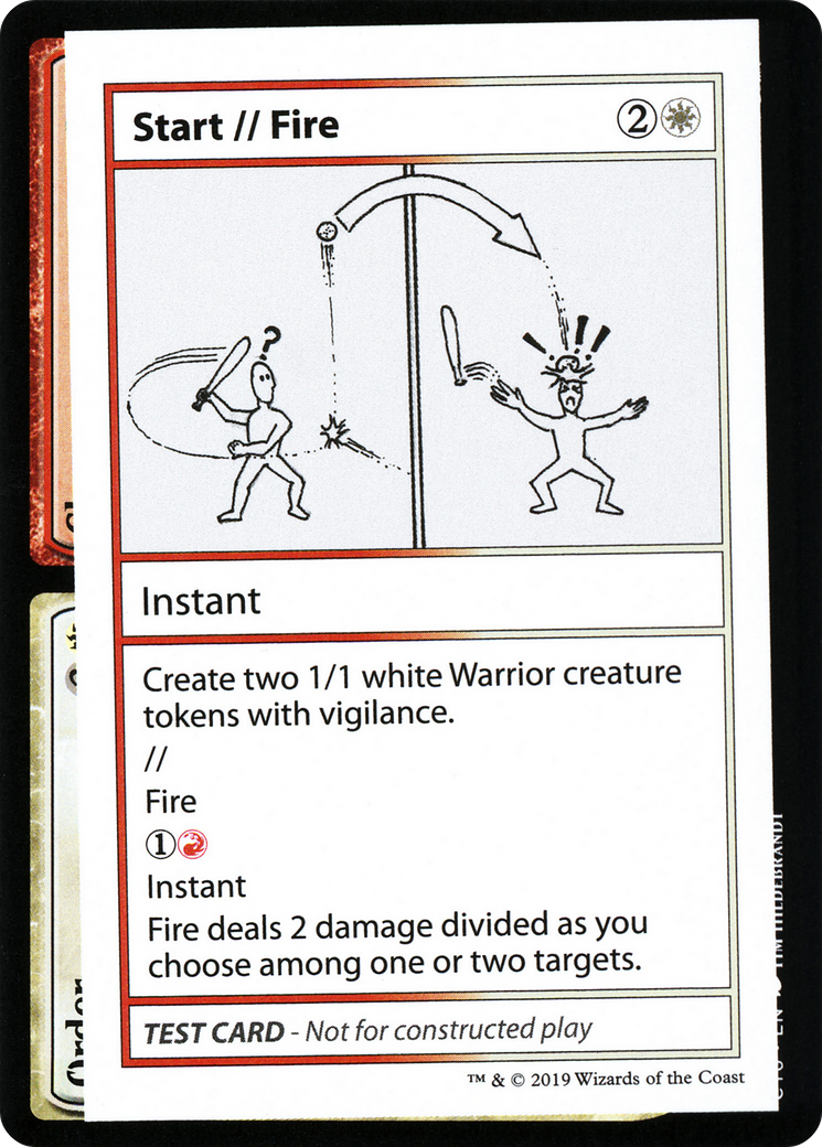 Start // Fire (CMB1-101) - Mystery Booster Playtest Cards 2021