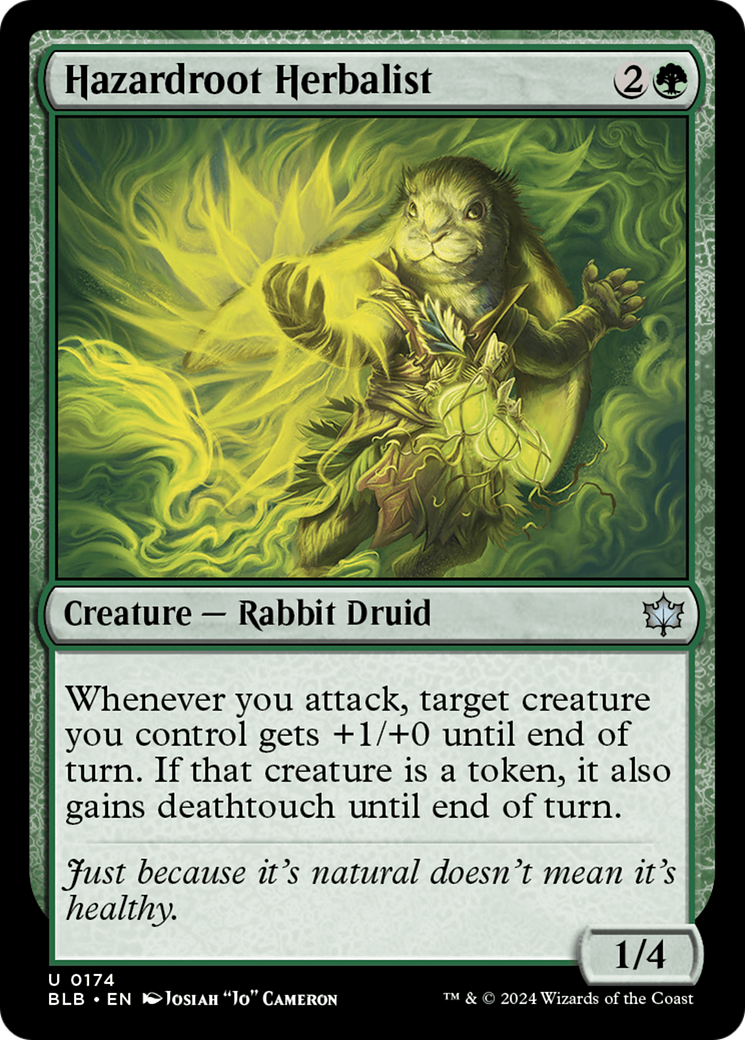 Hazardroot Herbalist (BLB-174) - Bloomburrow