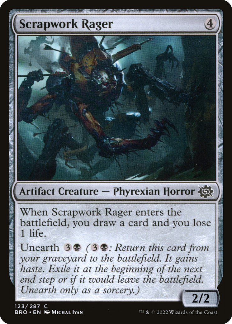 Scrapwork Rager (BRO-123) - The Brothers' War Foil