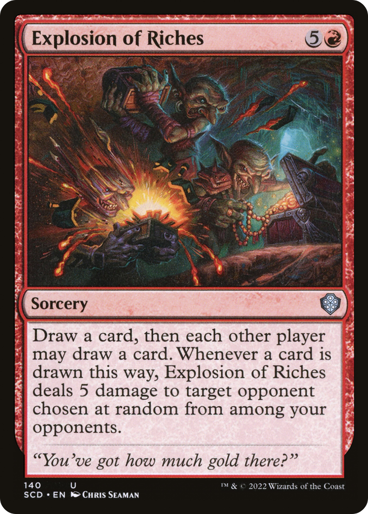 Explosion of Riches (SCD-140) - Starter Commander Decks