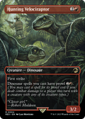 Hunting Velociraptor (REX-004) - Jurassic World Collection (Borderless) Foil
