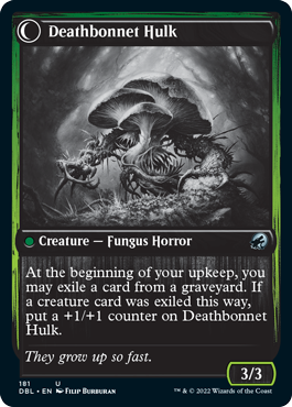 Deathbonnet Sprout // Deathbonnet Hulk (DBL-181) - Innistrad: Double Feature: (Double Faced Transform) Foil