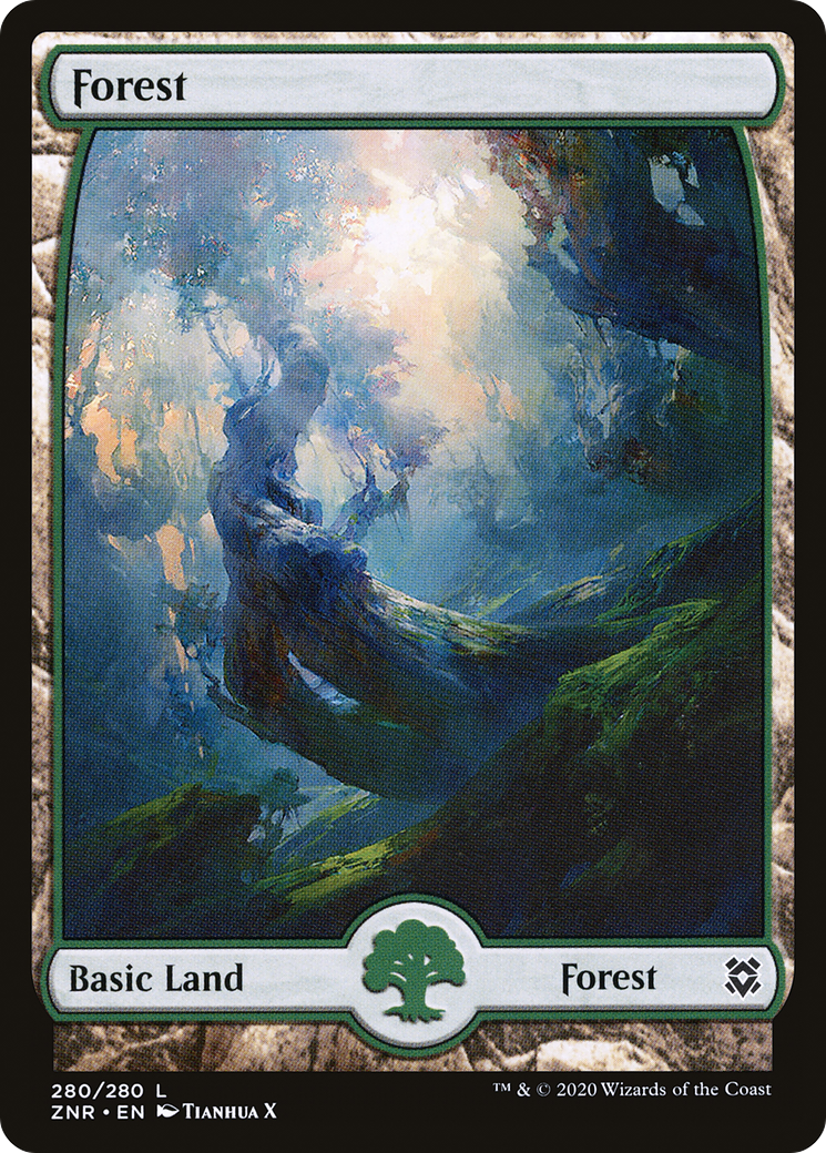 Forest (ZNR-280) - Zendikar Rising: (Full Art)