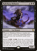Rakshasa Debaser (CMR-146) - Commander Legends Foil