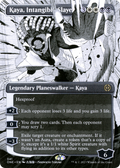 Kaya, Intangible Slayer (ONE-341) - Phyrexia: All Will Be One: (Showcase) (Borderless) Foil