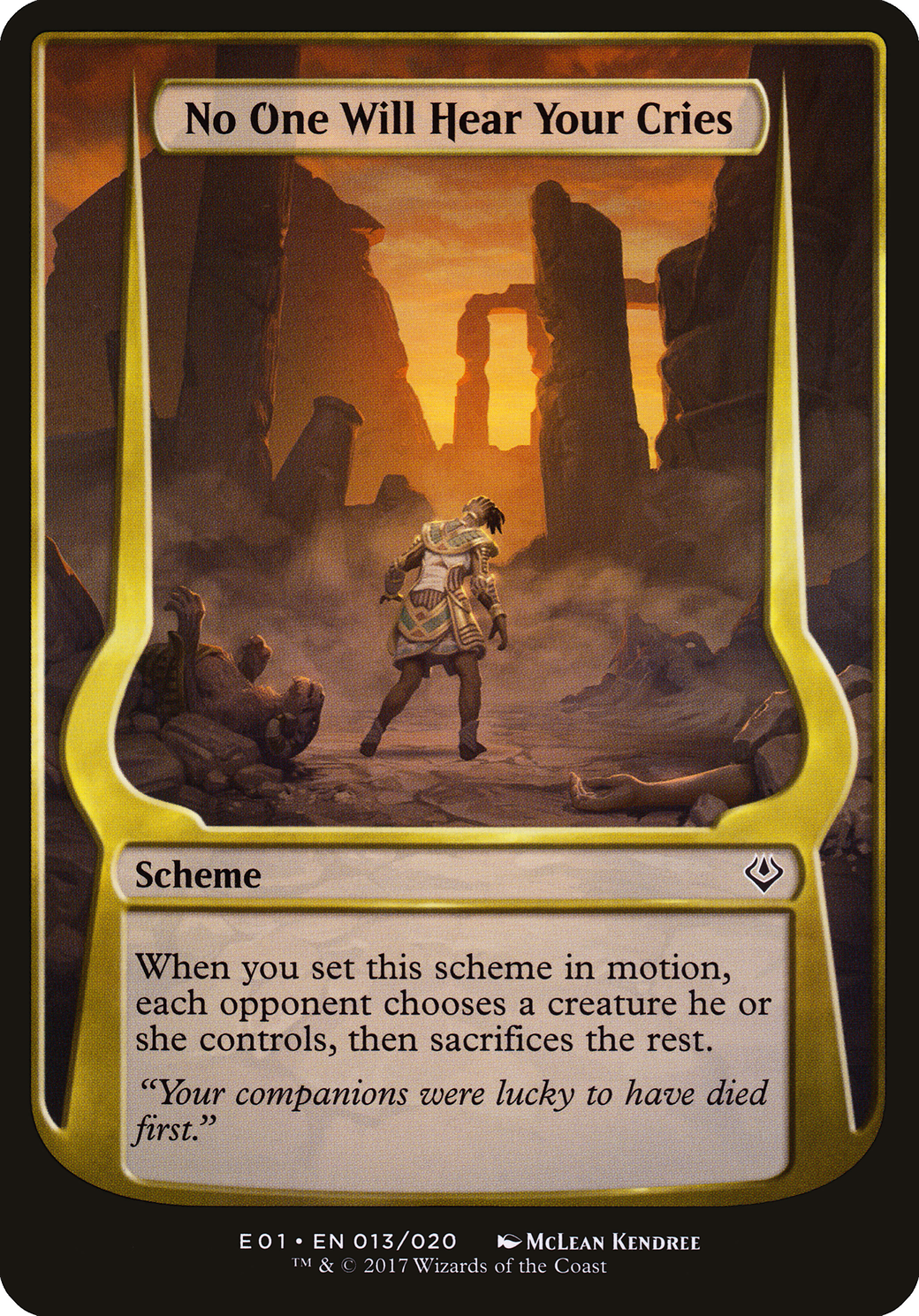 No One Will Hear Your Cries (OVER-13★) - Archenemy: Nicol Bolas Schemes