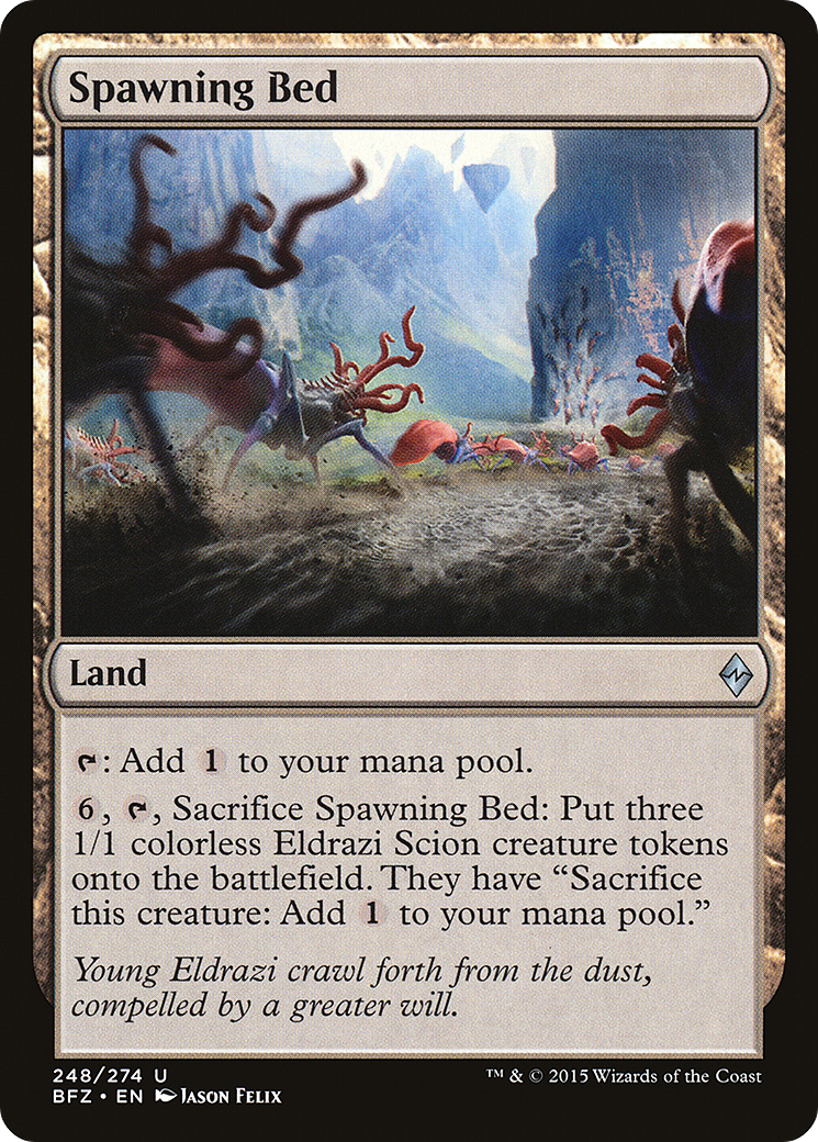 Spawning Bed (BFZ-248) - Battle for Zendikar Foil
