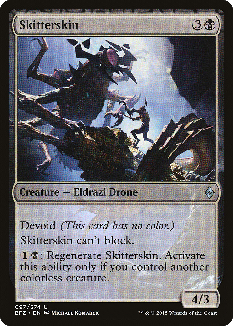 Skitterskin (BFZ-097) - Battle for Zendikar: (devoid) Foil