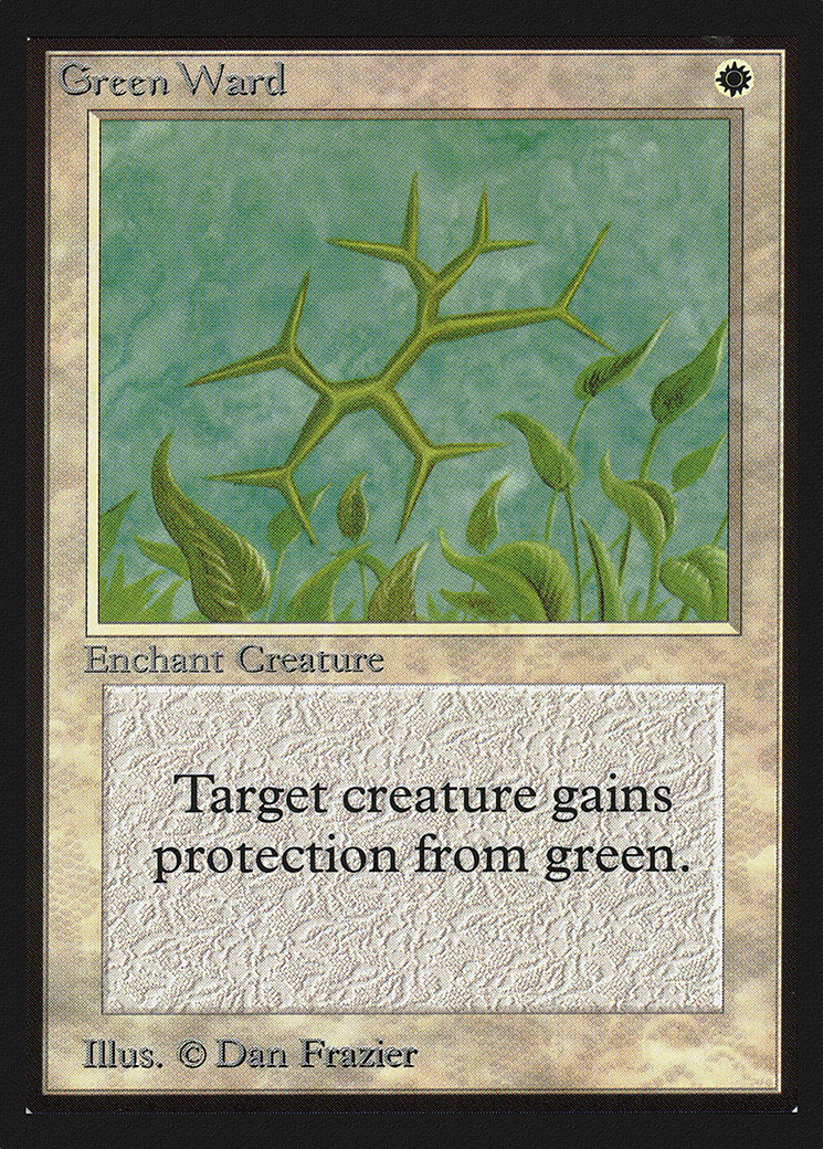 Green Ward (CED-) - Collectors' Edition