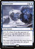 Graven Lore (KHM-061) - Kaldheim: (snow) Foil