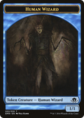 Human Wizard (EMN-002) - Eldritch Moon Tokens