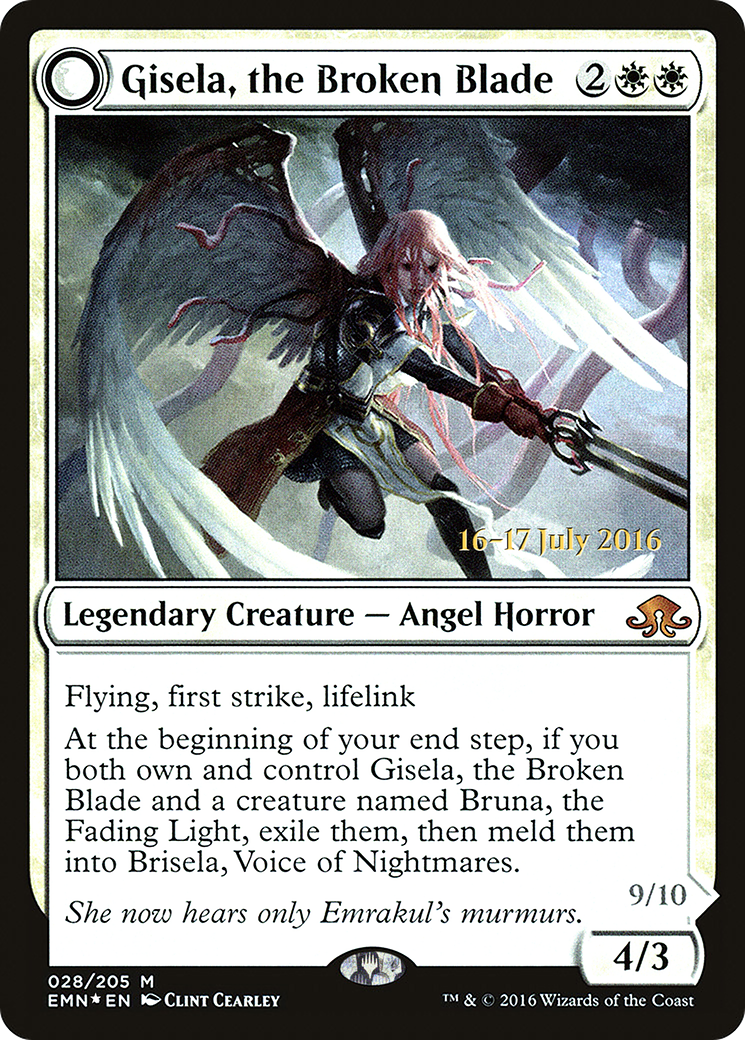 Gisela, the Broken Blade (PRE-28S) - Eldritch Moon Promos: (mooneldrazidfc) Foil