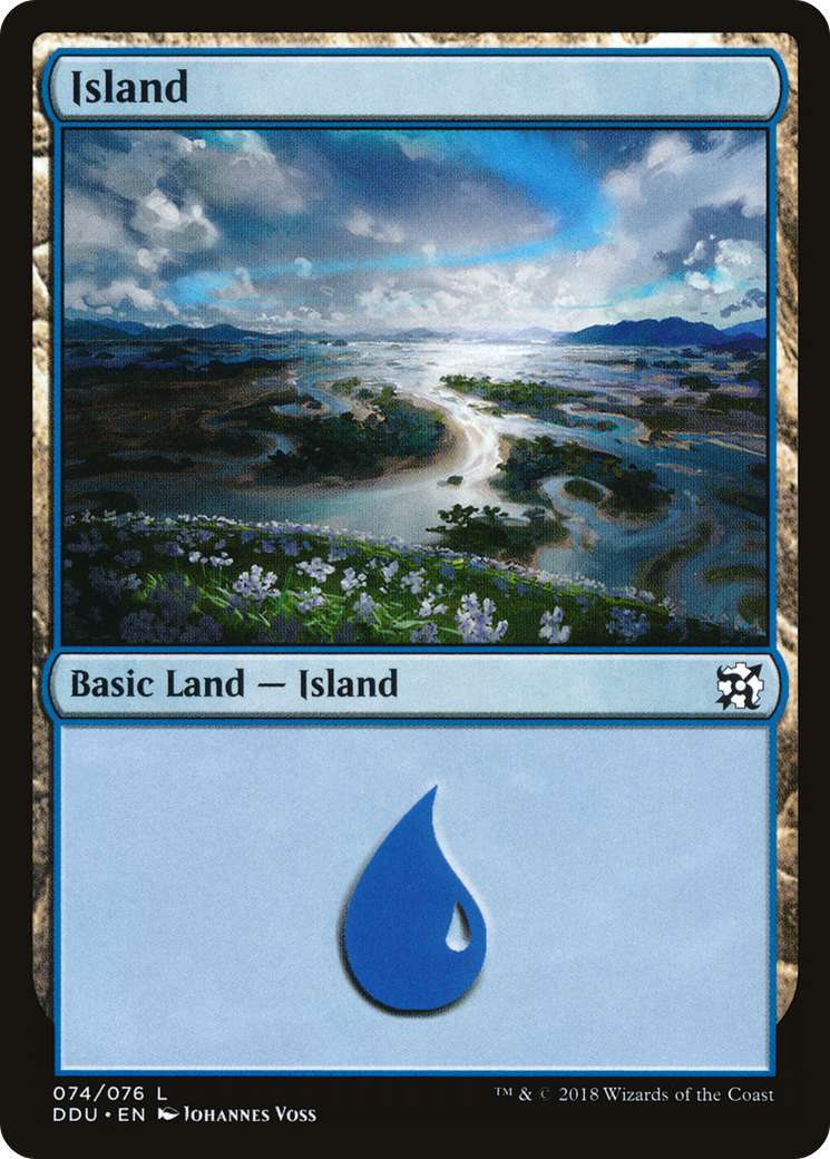 Island (DDU-074) - Duel Decks: Elves vs. Inventors