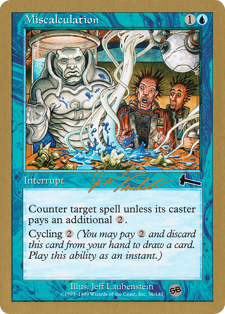 Miscalculation (WCD-JF36SB) - World Championship Decks 2000