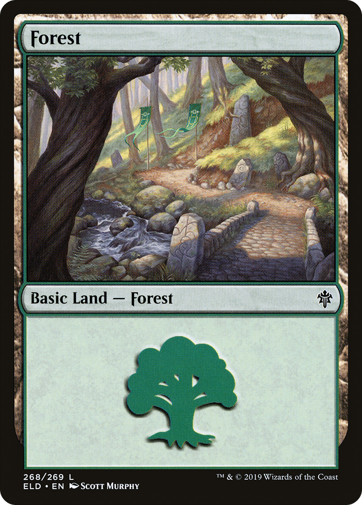 Forest (ELD-268) - Throne of Eldraine