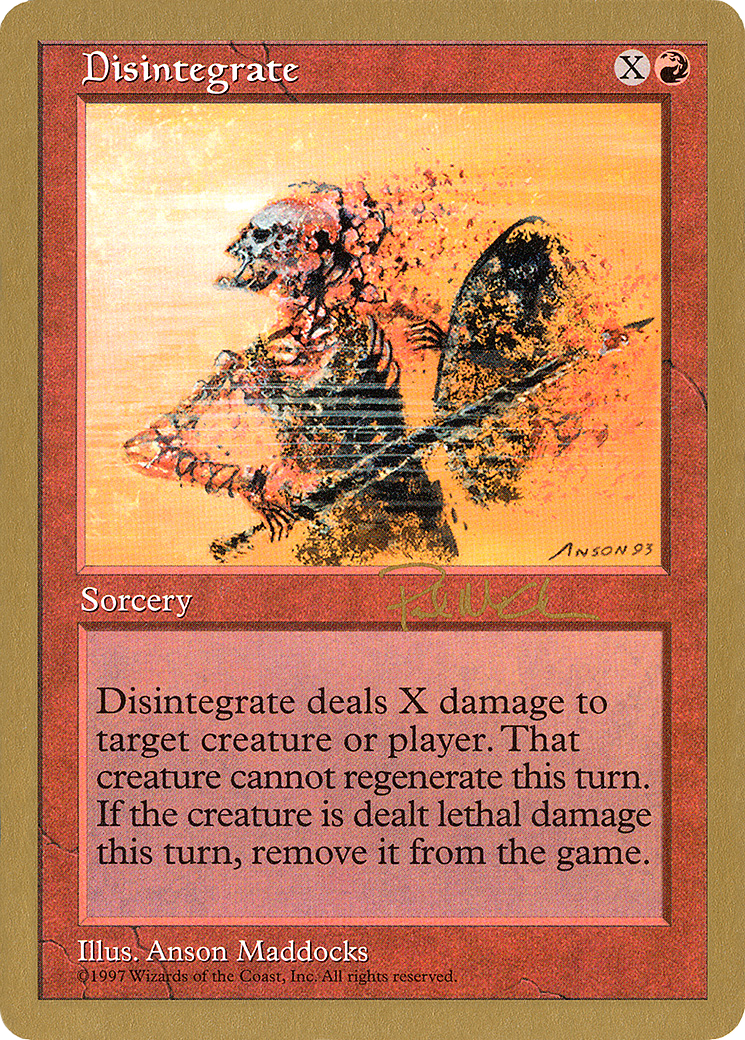 Disintegrate (WCD-) - World Championship Decks 1997