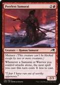 Peerless Samurai (NEO-156) - Kamigawa: Neon Dynasty