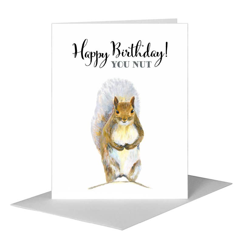 Squirrel in Thought, Greeting Card (#8670A)