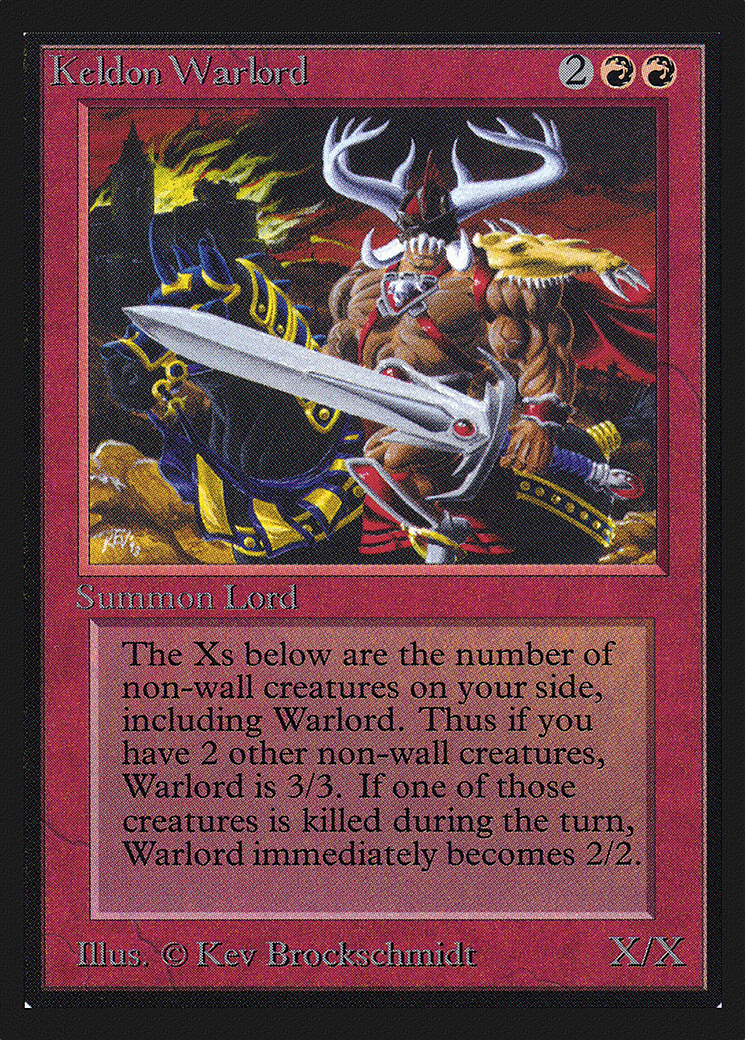 Keldon Warlord (CED-) - Collectors' Edition