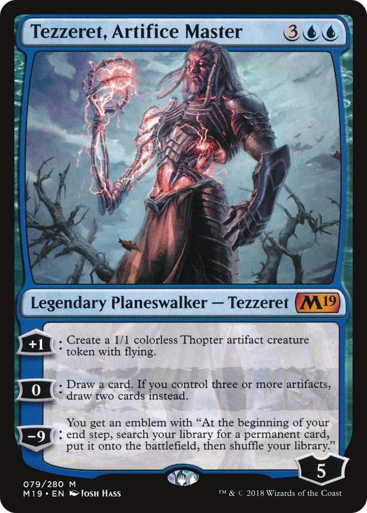 Tezzeret, Artifice Master (M19-079) - Core Set 2019 Foil