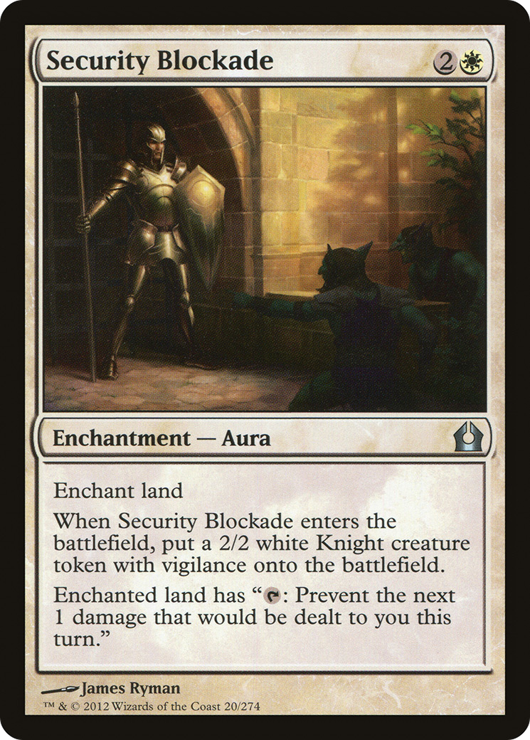 Security Blockade (RTR-020) - Return to Ravnica