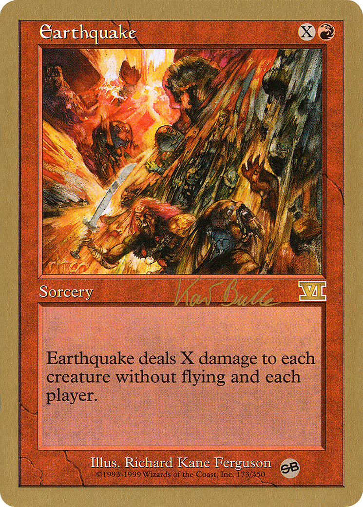 Earthquake (WCD-) - World Championship Decks 1999