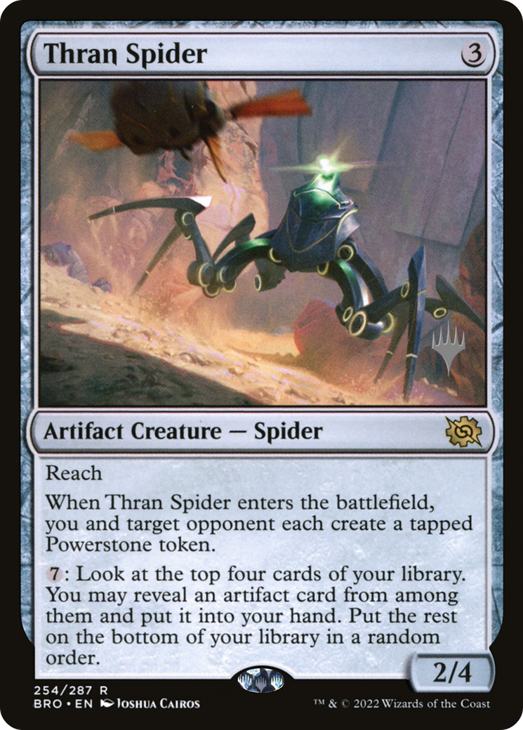Thran Spider (PPBRO-254P) - The Brothers' War Promos Foil