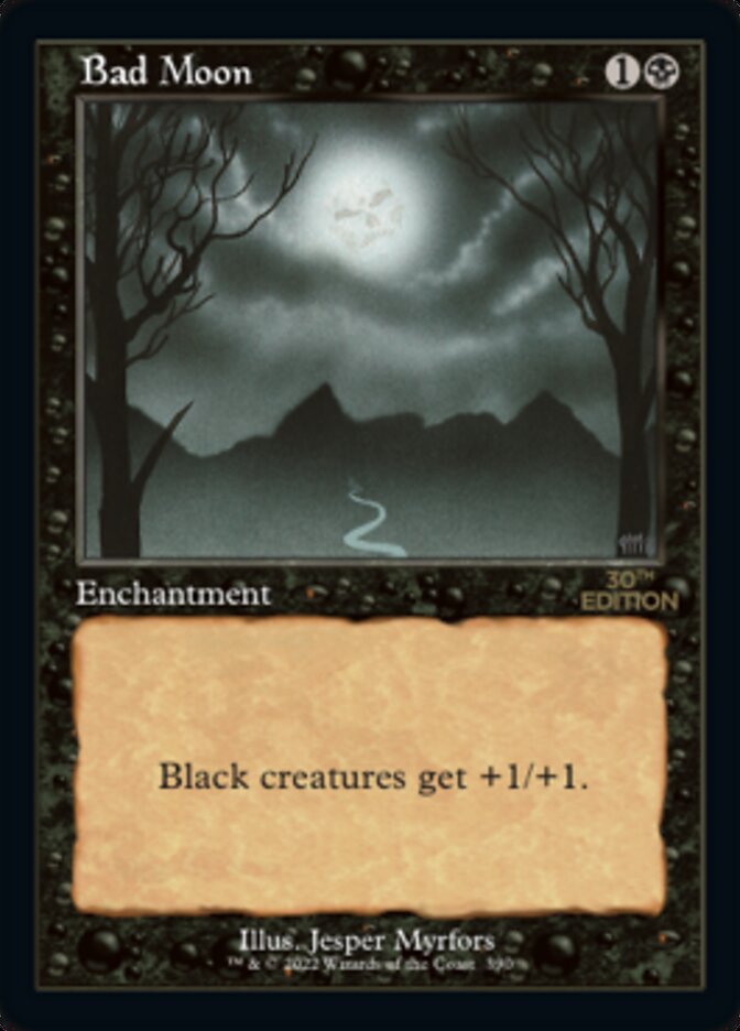 Bad Moon (Retro Frame) (30A-390) - 30th Anniversary Edition