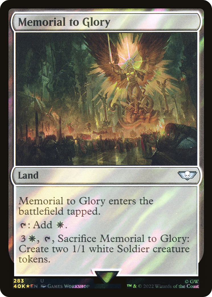 Memorial to Glory (40K-283★) - Warhammer 40,000 Commander Foil