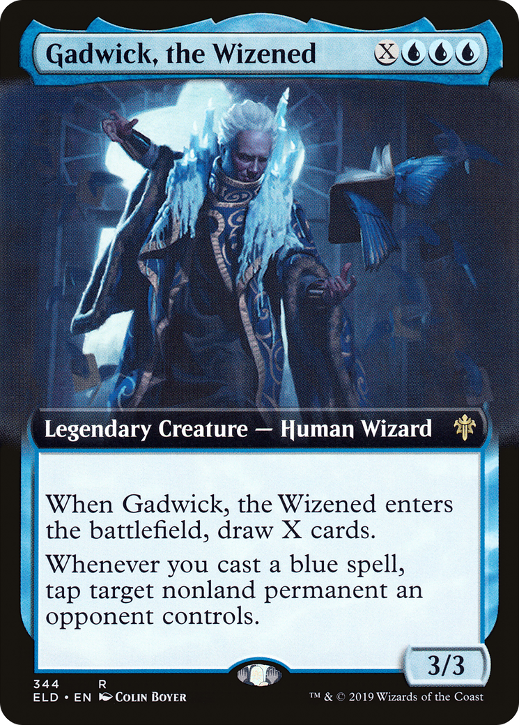 Gadwick, the Wizened (ELD-344) - Throne of Eldraine: (Extended Art)