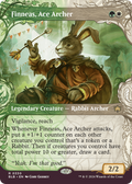 Finneas, Ace Archer (BLB-330) - Bloomburrow: (Showcase) (Borderless) Foil