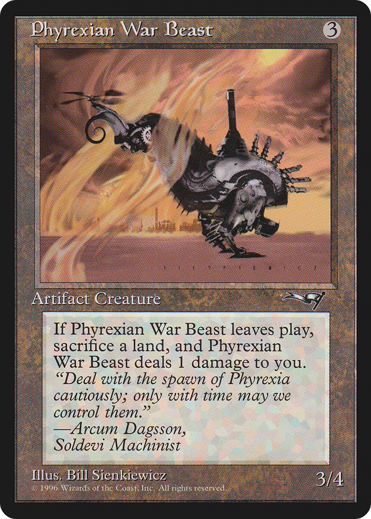 Phyrexian War Beast (ALL-127A) - Alliances