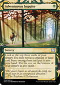 Adventurous Impulse (STA-049) - Strixhaven Mystical Archive: (Showcase) (Borderless) Foil