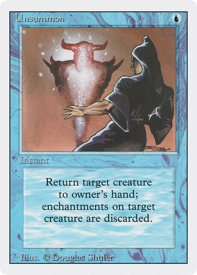 Unsummon (3ED-087) - Revised Edition