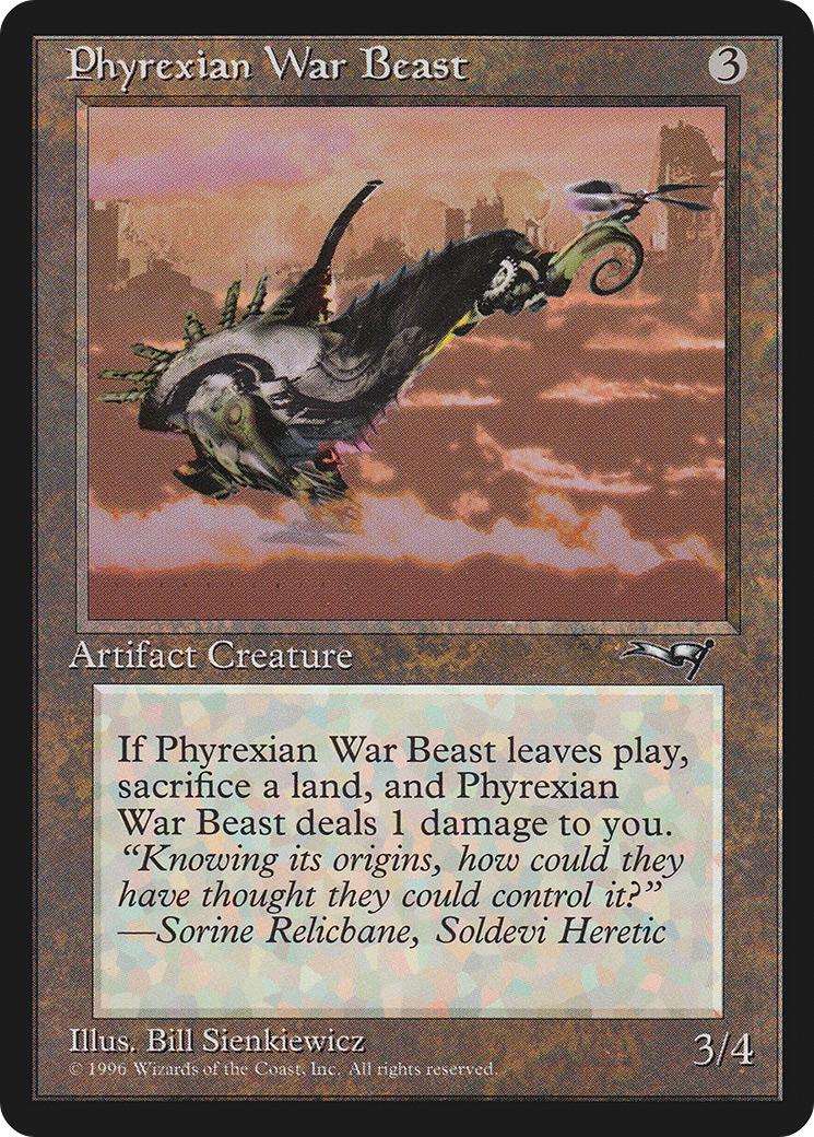 Phyrexian War Beast (ALL-127B) - Alliances