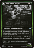 Infestation Expert // Infested Werewolf (DBL-473) - Innistrad: Double Feature: (Double Faced Transform) Foil