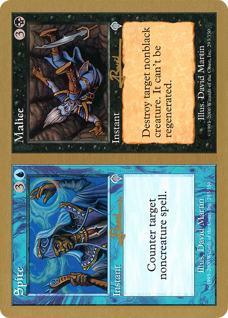 Spite // Malice (WCD-AR293) - World Championship Decks 2001