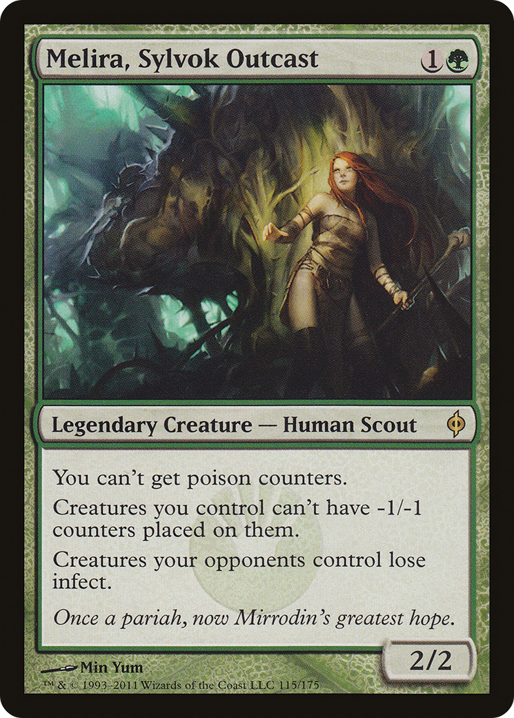 Melira, Sylvok Outcast (NPH-115) - New Phyrexia Foil