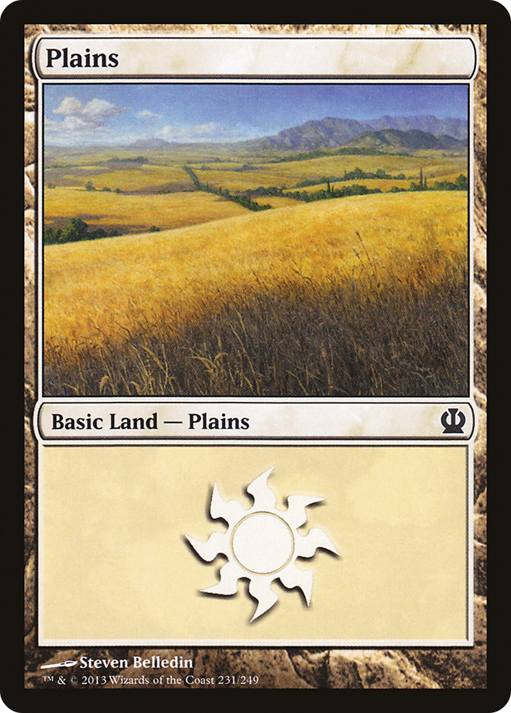 Plains (THS-231) - Theros Foil