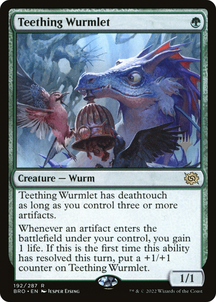 Teething Wurmlet (PPBRO-192P) - The Brothers' War Promos