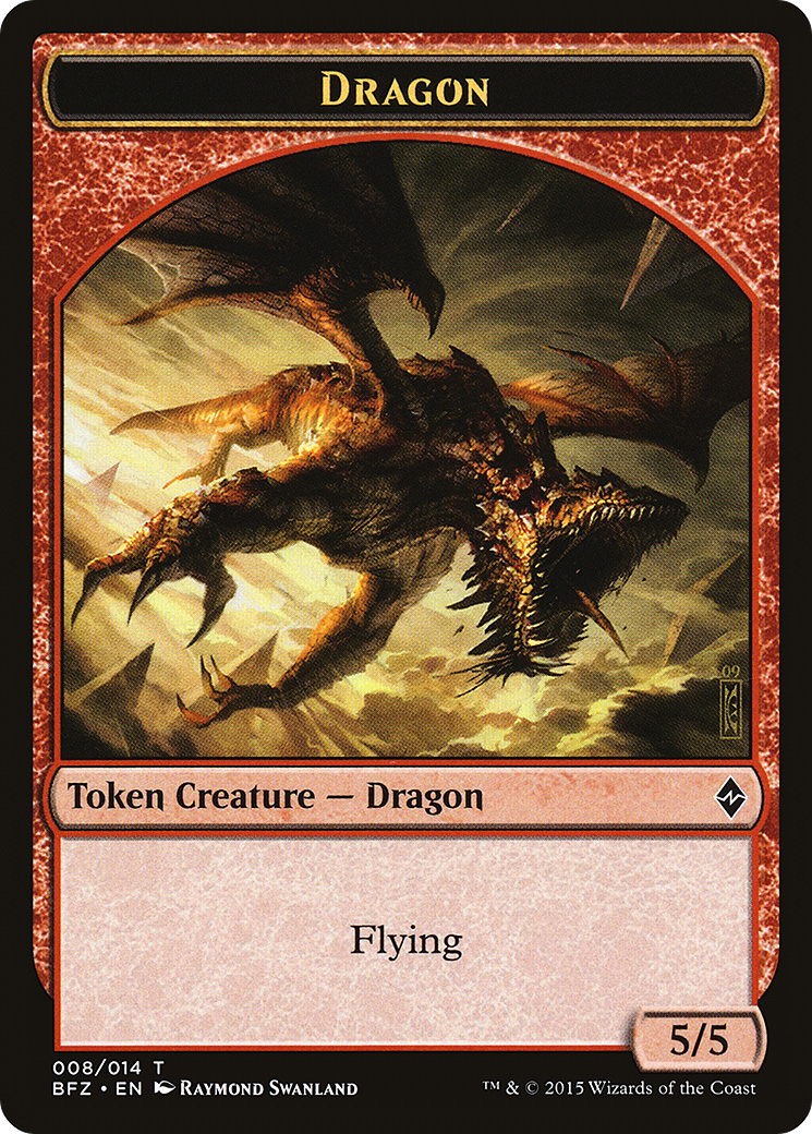 Dragon (BFZ-008) - Battle for Zendikar Tokens