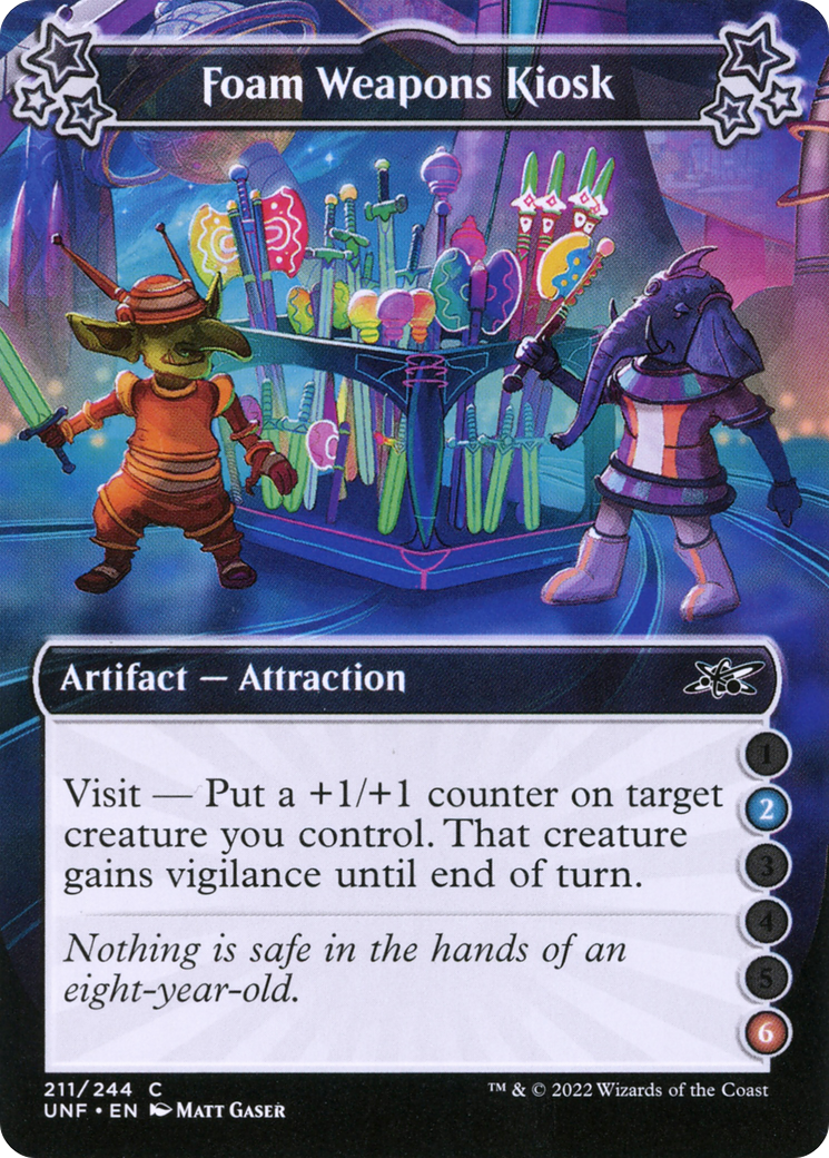 Foam Weapons Kiosk (UNF-211) - Unfinity Foil