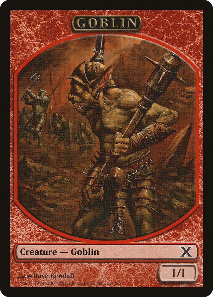 Goblin (10E-004) - Tenth Edition Tokens