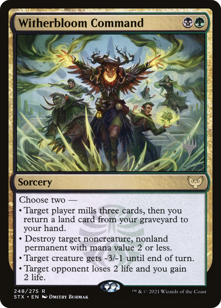 Witherbloom Command (PPSTX-248P) - Strixhaven: School of Mages Promos Foil