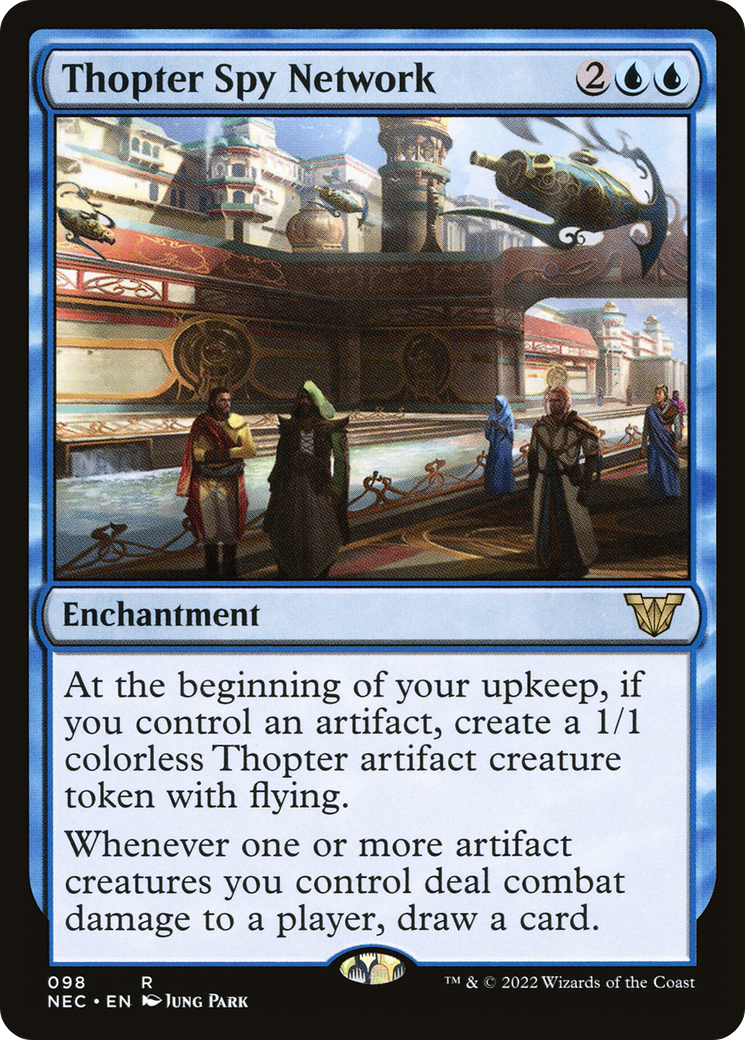 Thopter Spy Network (NEC-098) - Neon Dynasty Commander