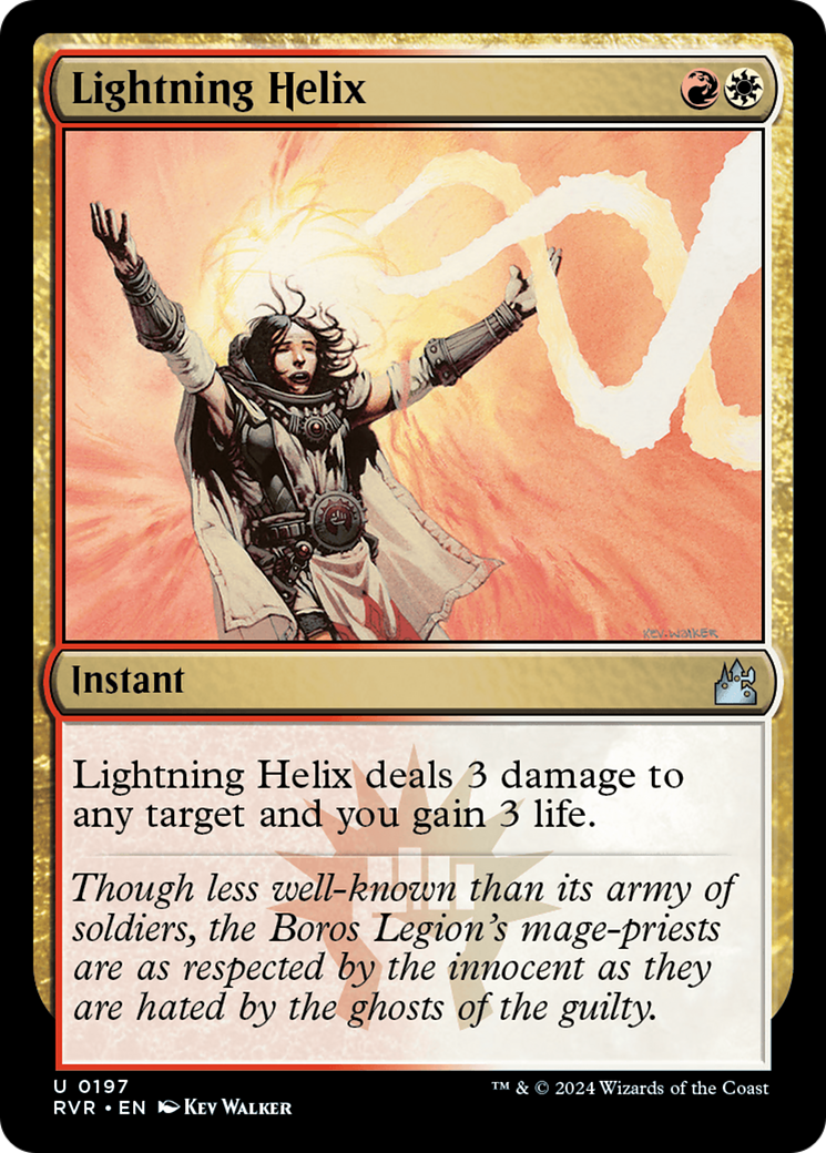 Lightning Helix (RVR-197) - Ravnica Remastered Foil