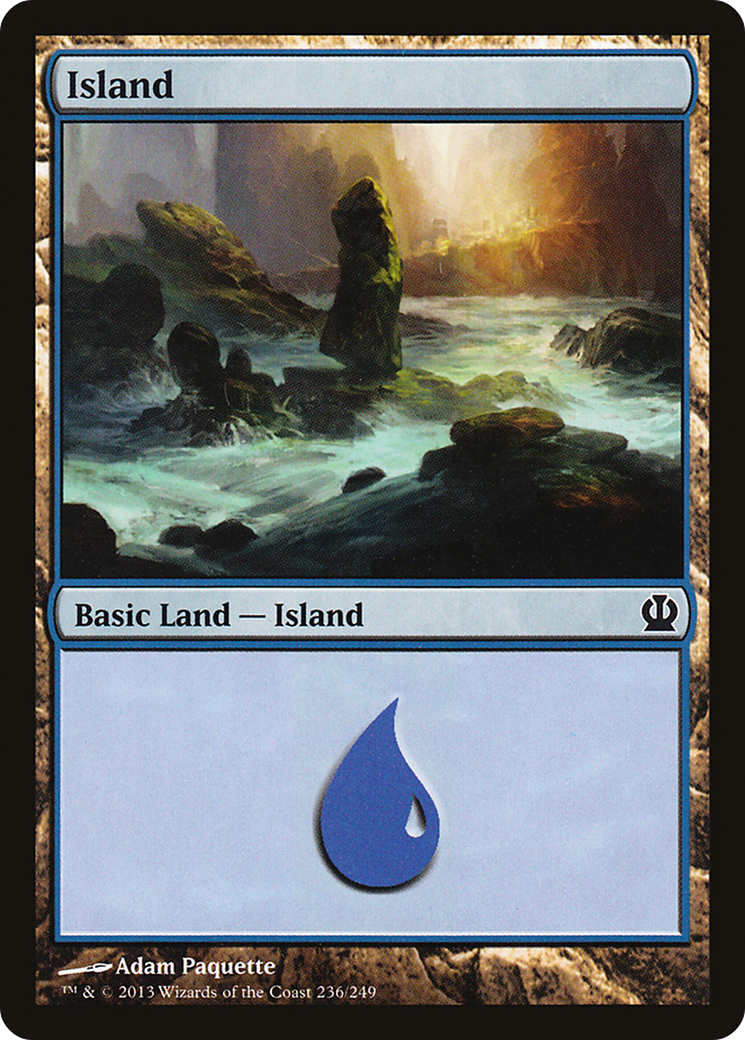 Island (THS-236) - Theros Foil