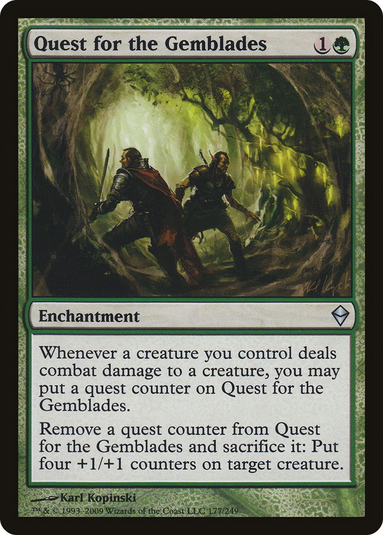 Quest for the Gemblades (ZEN-177) - Zendikar Foil