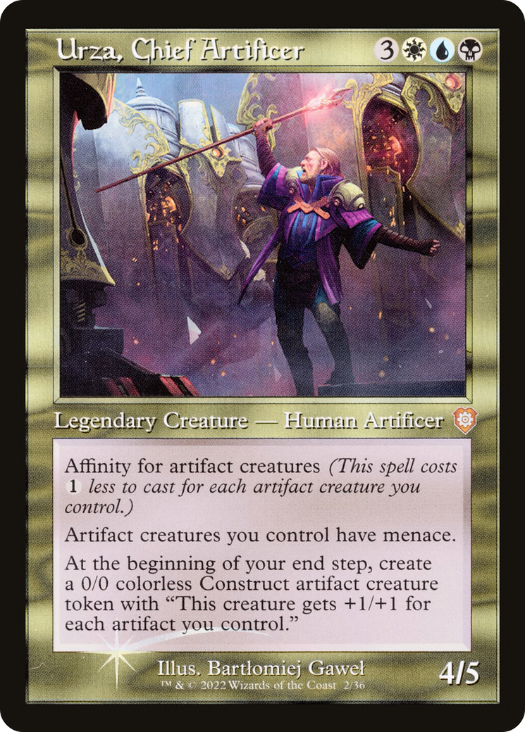 Urza, Chief Artificer (BRC-002) - The Brothers' War Commander