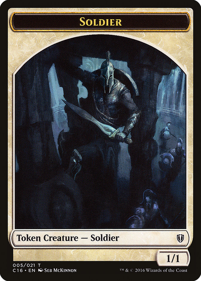 Soldier (C16-005) - Commander 2016 Tokens